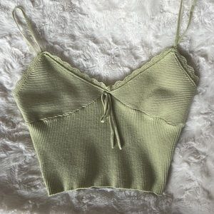 Tank Top - La Hearts - Pale Green